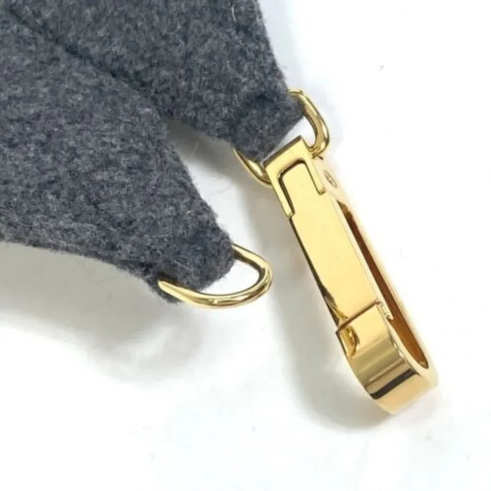 UNUSED FENDI 8C0627 belt felt gray